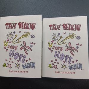 True Religion Love, Hope, Denim 2 Perfume Samples